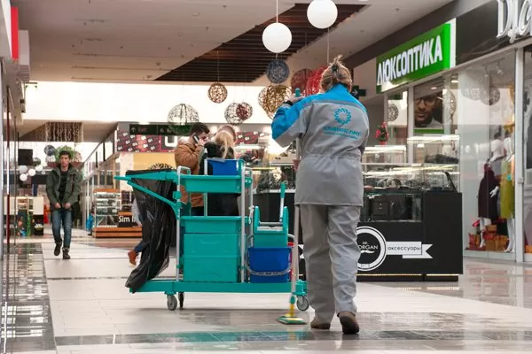 Уборка в ТЦ